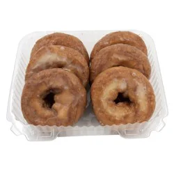 Weis in Store Made Bakery Glazed Sour Cream Cake Donuts