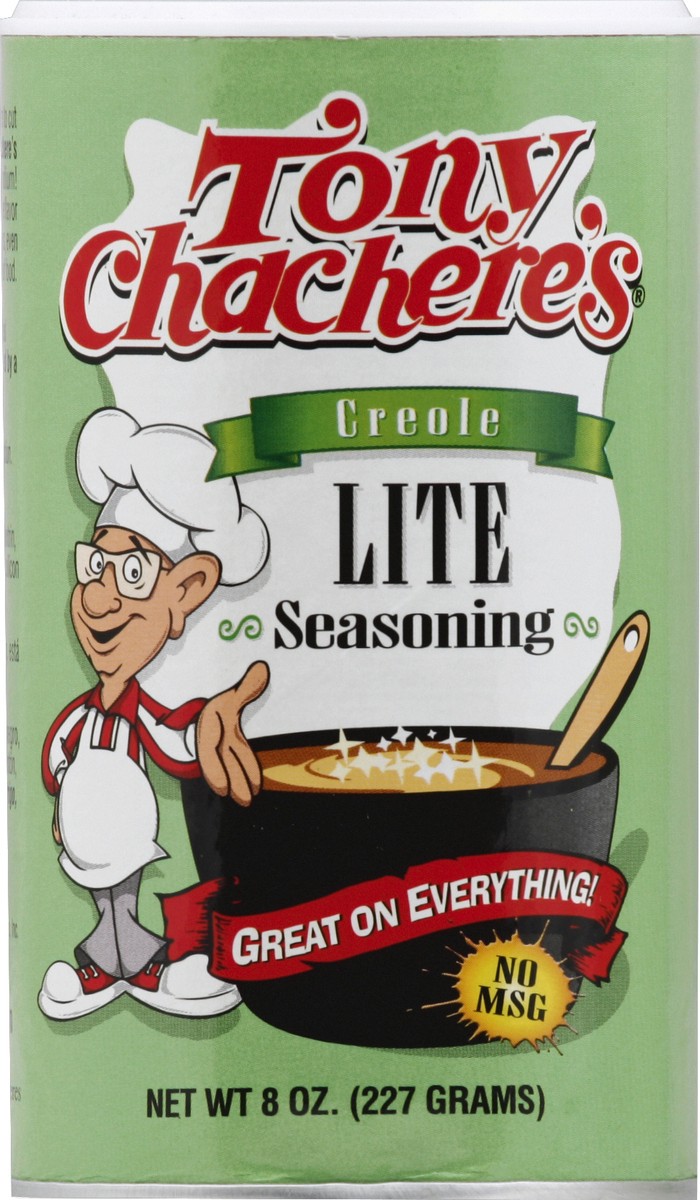 slide 1 of 3, Tony Chachere's Creole Lite Seasoning, 8 oz