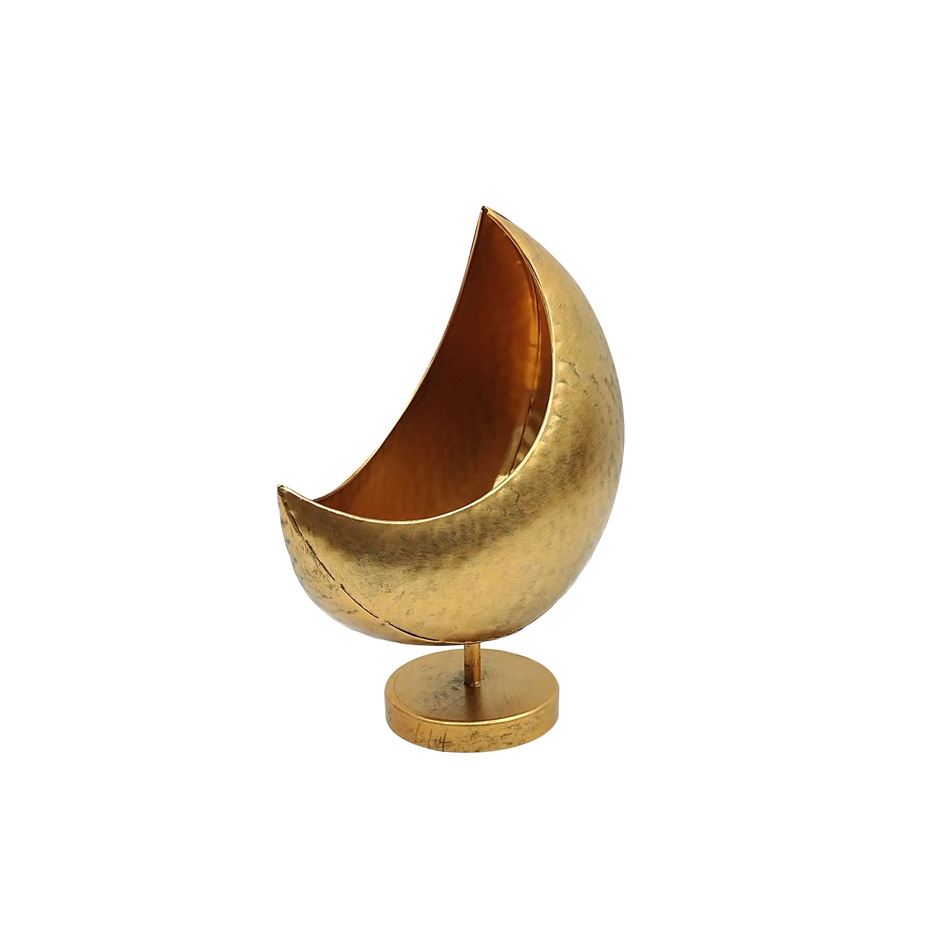 slide 2 of 2, 9" Moon Planter By Ashland, 7.5 in x 3.5 in x 9 in