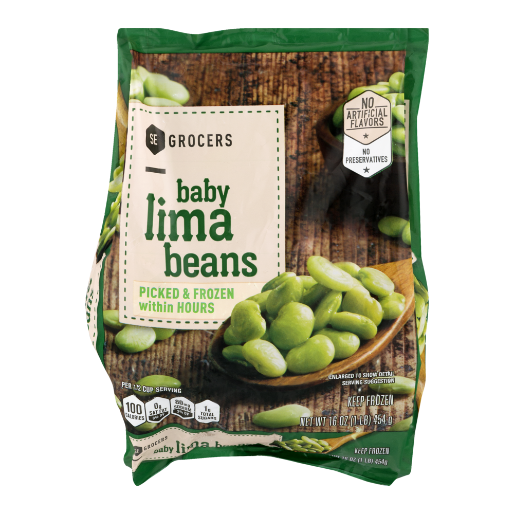 slide 1 of 1, SE Grocers Lima Beans Baby, 16 oz