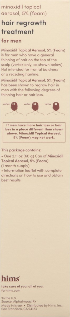 slide 6 of 9, Hims Unscented Hair Regrowth Treatment for Men 2.11 oz, 2.11 oz
