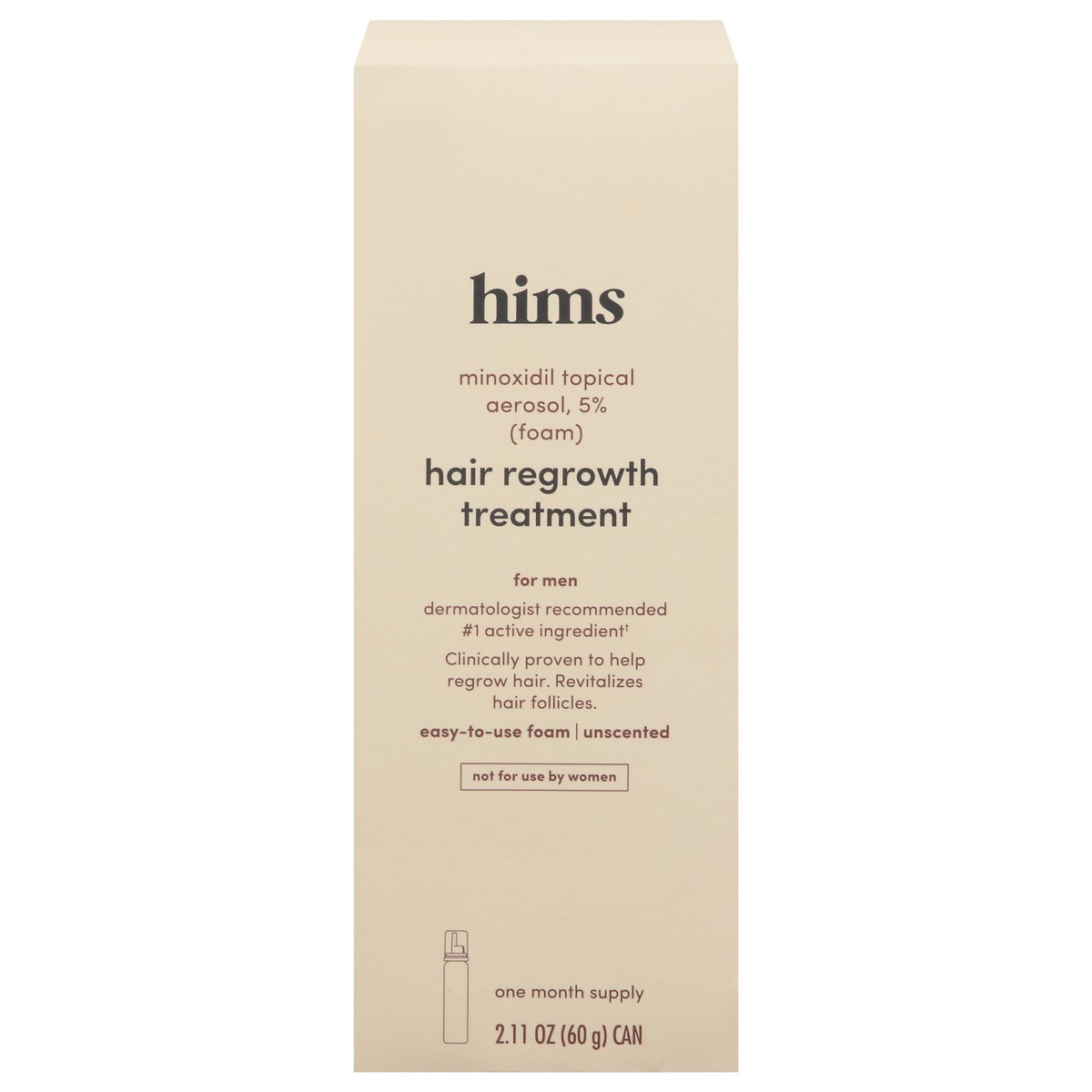 slide 1 of 9, Hims Unscented Hair Regrowth Treatment for Men 2.11 oz, 2.11 oz