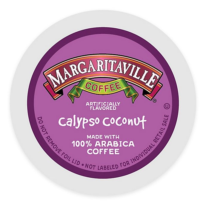 slide 1 of 2, 36-Count Margaritaville Calypso Coconut Flavored Coffee for Single Serve Coffee Makers, 1 ct