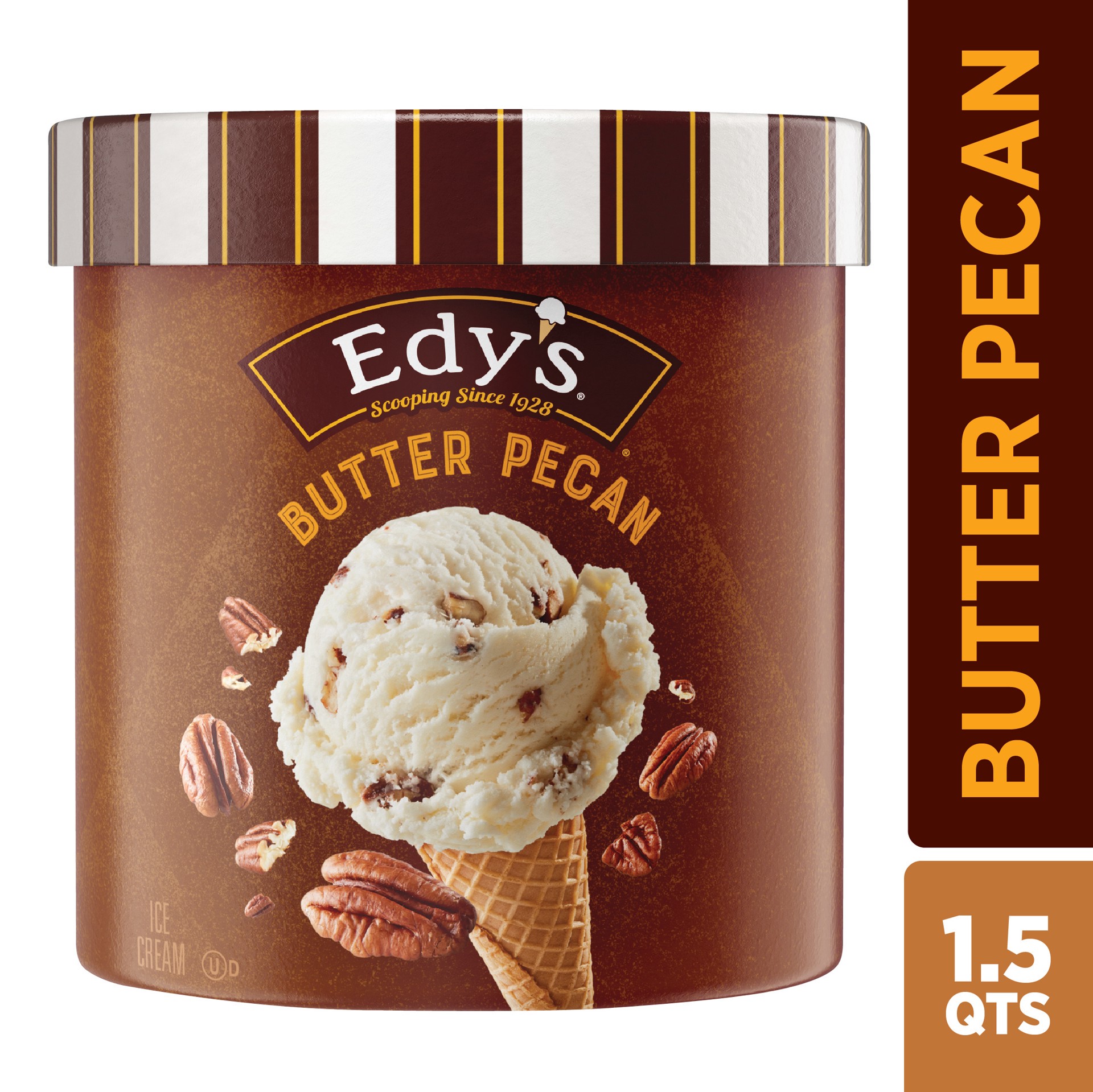 slide 2 of 5, Edy'S/Dreyer'S Grand Butter Pecan Ice Cream, 1.5 Qt, 1.5 qt