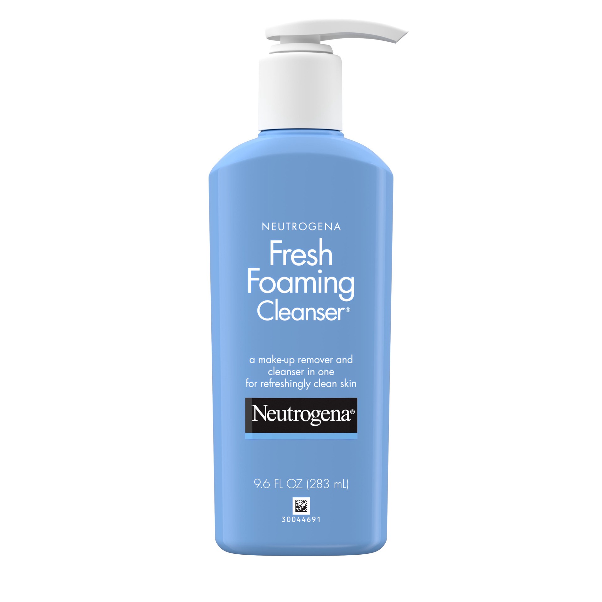 slide 7 of 9, Neutrogena Fresh Foaming Gentle Daily Facial Cleanser & Makeup Remover, Oil-, Soap- & Alcohol-Free, Removes Dirt, Oil & Waterproof Makeup, Non-Comedogenic & Hypoallergenic, 9.6 fl. oz, 9.60 fl oz