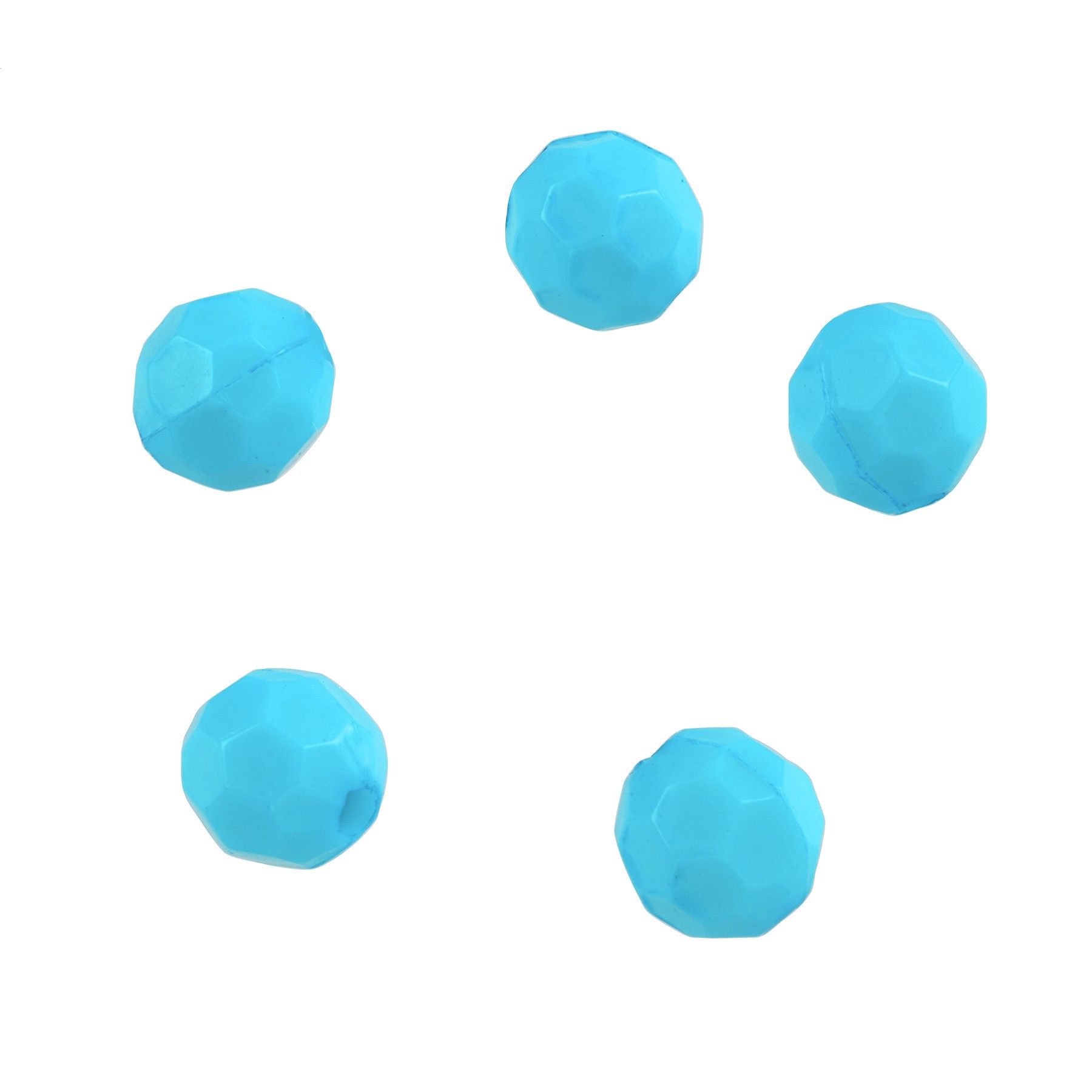 slide 3 of 4, 8mm Faceted Acrylic Round Craft Beads By Bead Landing, 8mm