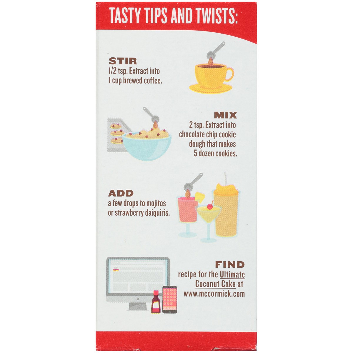 slide 4 of 9, McCormick Coconut Extract With Other Natural Flavors, 1 fl oz