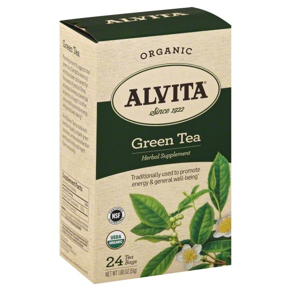 slide 1 of 4, Alvita Green Tea 24 ea, 24 ct