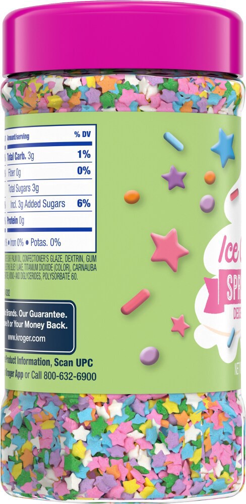 slide 5 of 5, Kroger Unicorn Ice Cream Sprinkles, 9 oz
