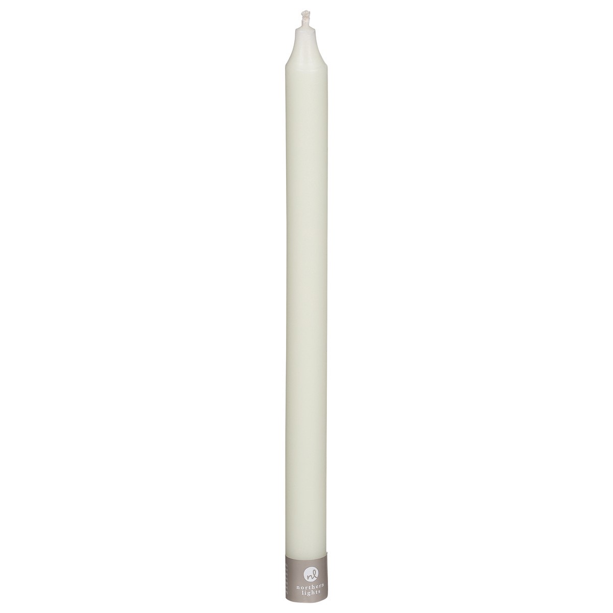 slide 4 of 11, Northern Lights Ivory Taper Candle 1 ea, 12 in