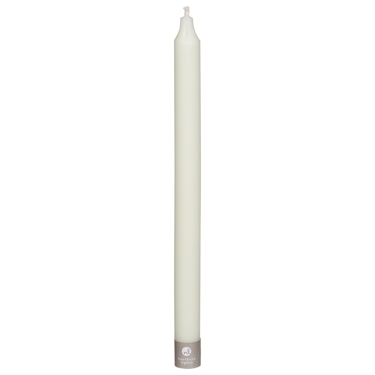 slide 1 of 11, Northern Lights Ivory Taper Candle 1 ea, 12 in