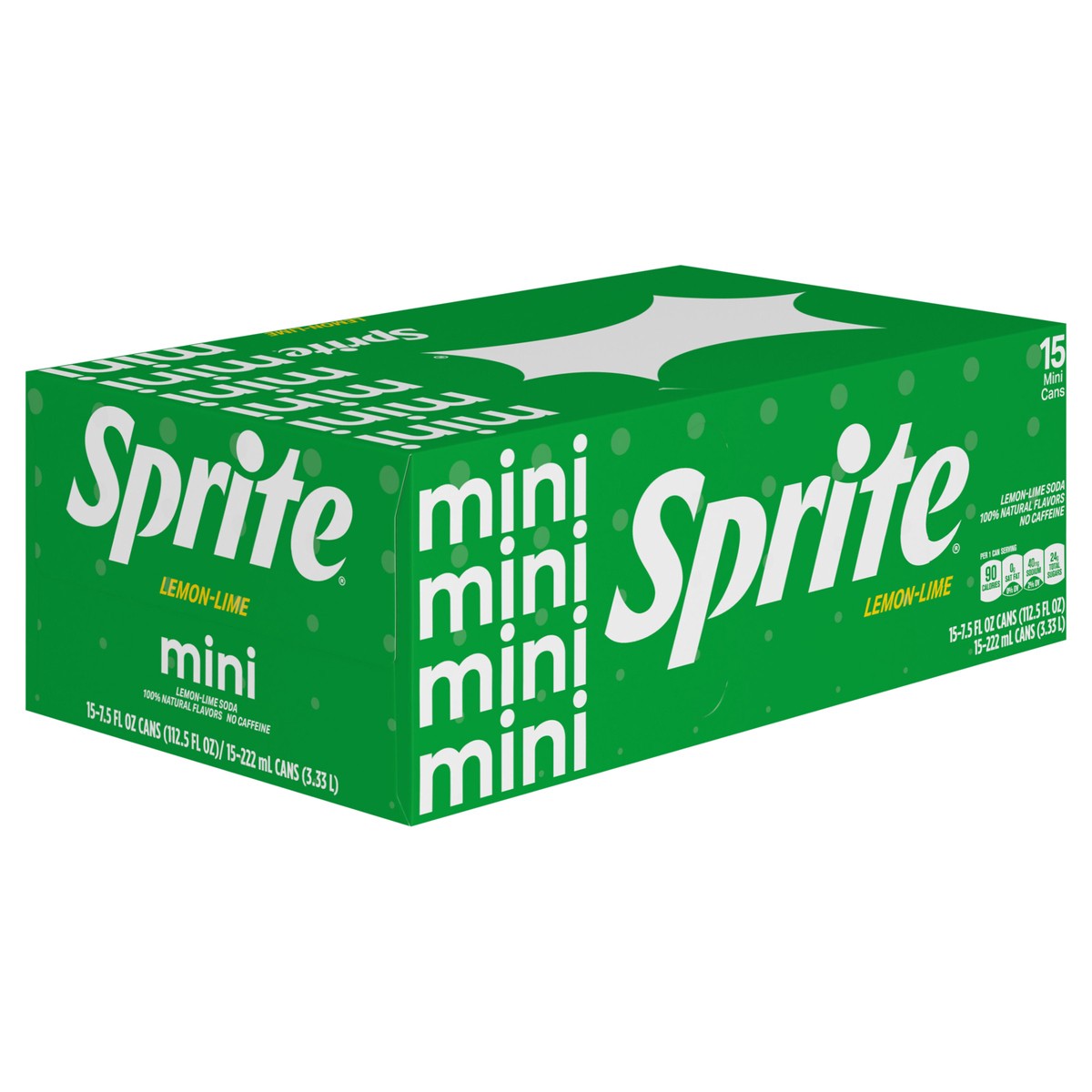 slide 7 of 9, Sprite Cans, 7.5 fl oz, 15 Pack, 15 ct