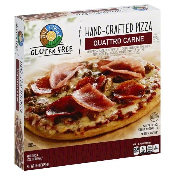 slide 1 of 6, Full Circle Market Gluten Free Quattro Carne Pizza, 10.4 oz