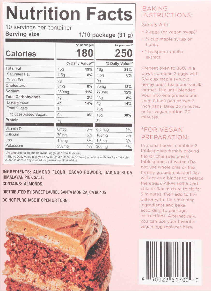 slide 4 of 13, Sweet Laurel Chocolate Cake Mix 11 oz, 11 oz