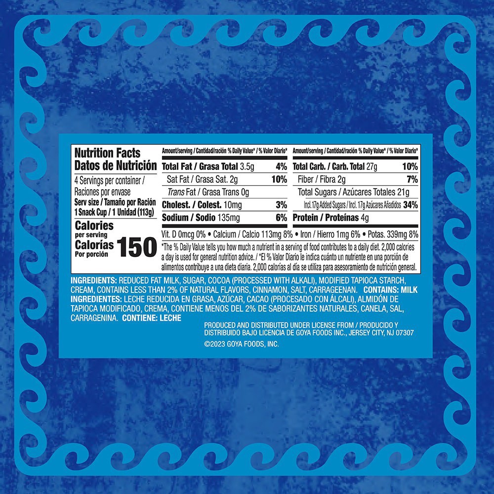 slide 6 of 6, GOYA Mexican Chocolate Pudding, 4-Pack, 4 ct