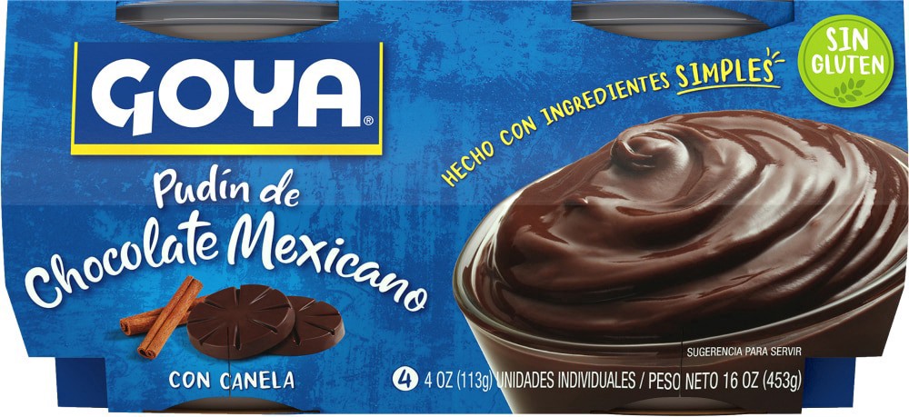 slide 1 of 6, GOYA Mexican Chocolate Pudding, 4-Pack, 4 ct