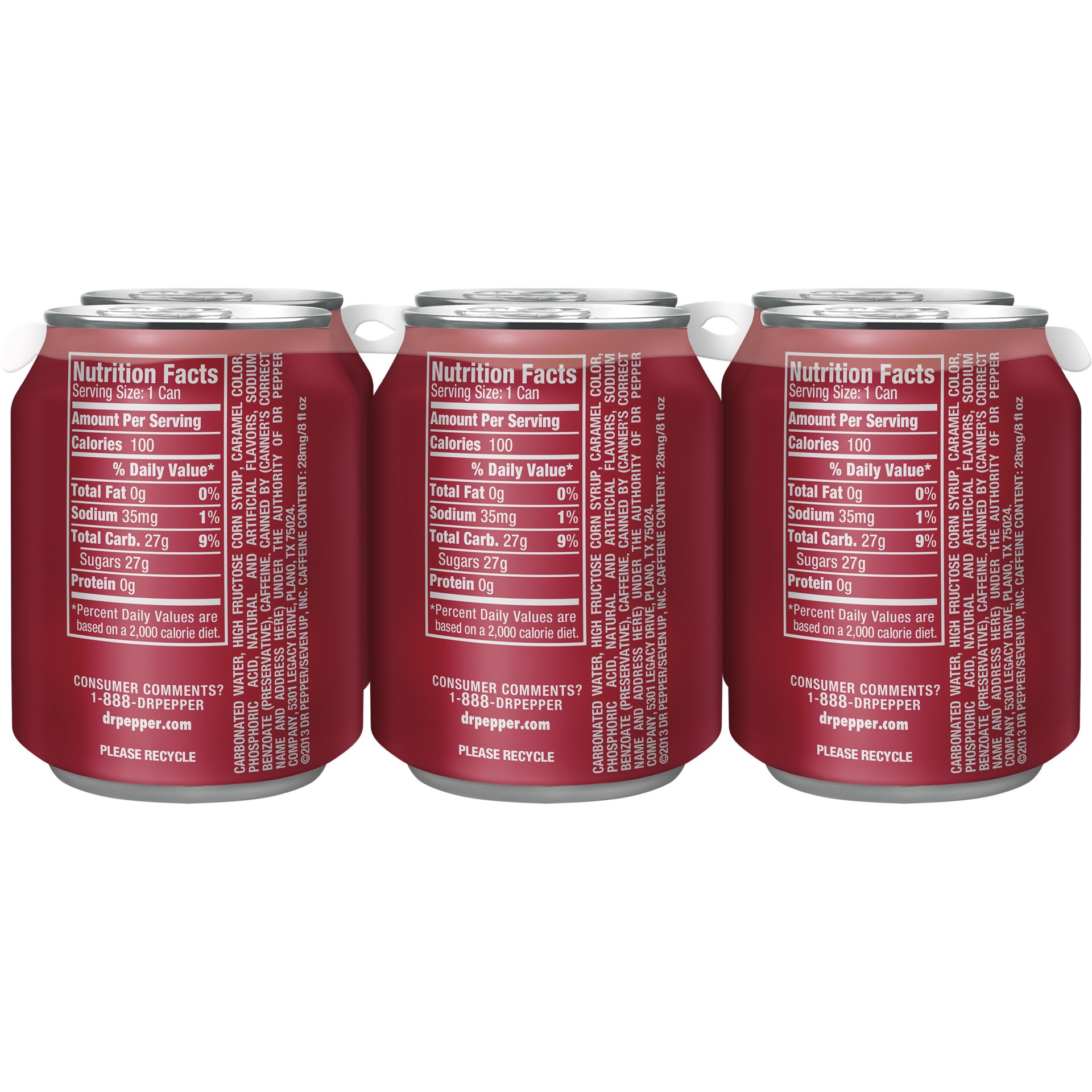 slide 2 of 4, Dr Pepper Soda- 6 ct, 6 ct