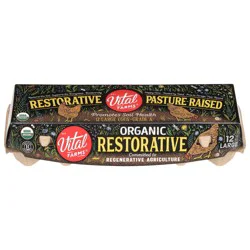 Vital Farms Organic Restorative Grade A Large Eggs, 12 ct