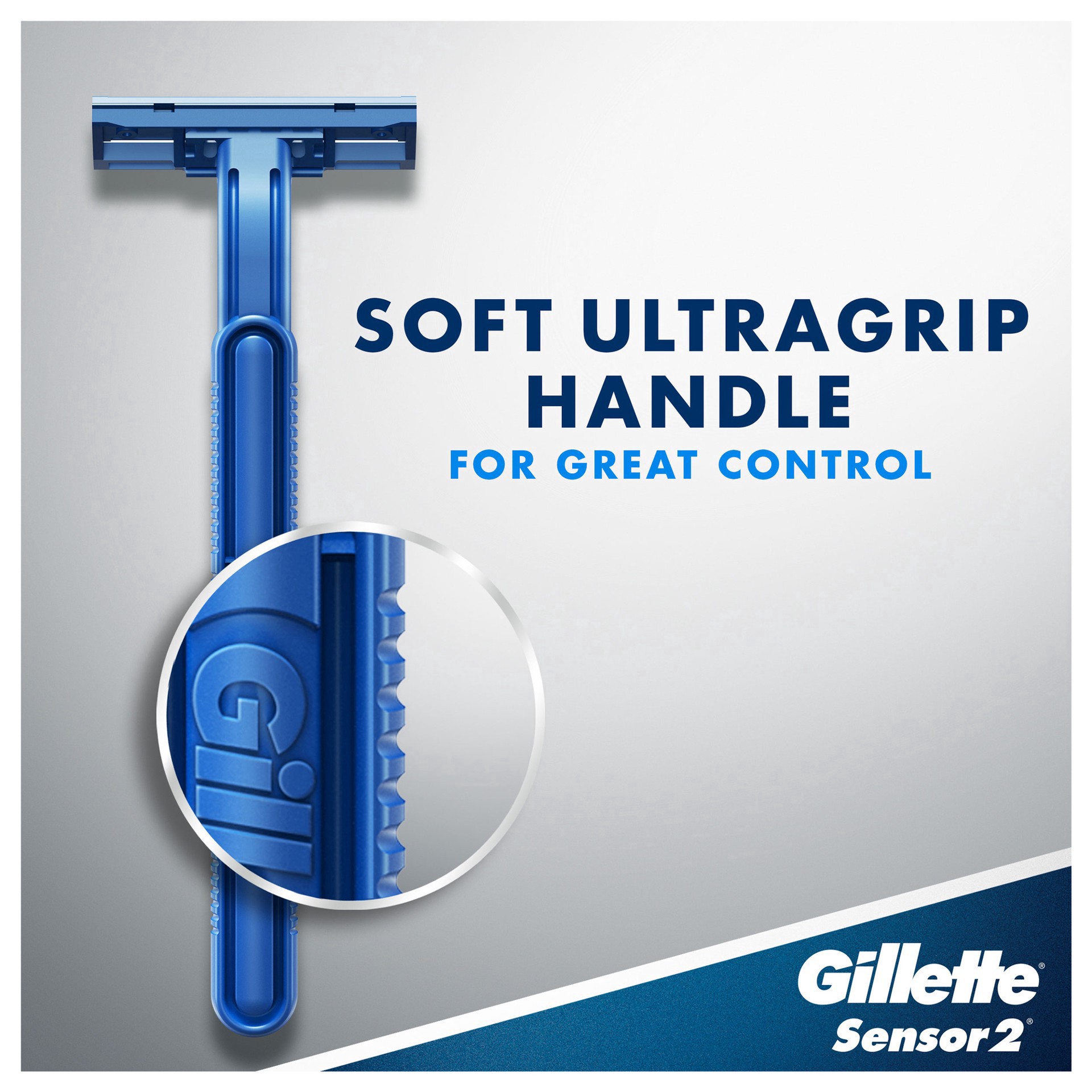 slide 5 of 8, Gillette Sensor2 Pivoting Head + Lubrastrip Men's Disposable Razors, 12 Count, 12 ct