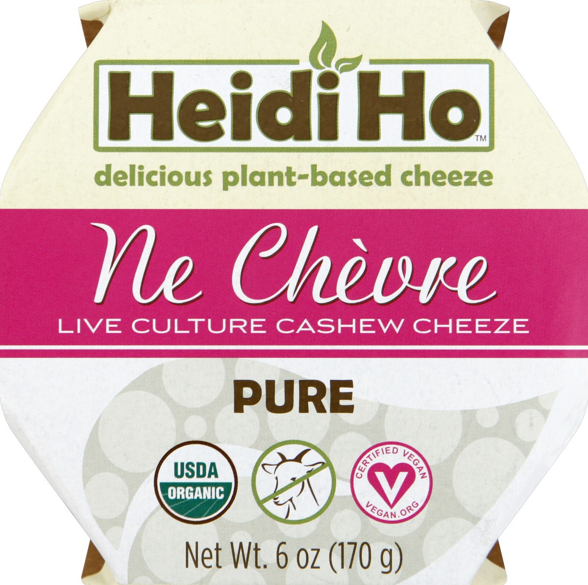 slide 2 of 4, Heidi Ho Ne Chevre Pure & Simple, 6 oz