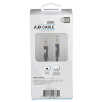 slide 19 of 29, Case Logic 10' AUX Cable Fabric-Black, 10 ft