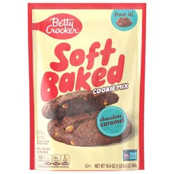 Betty Crocker Soft Baked Cookie Mix, Chocolate Caramel Flavored, 16.4 oz