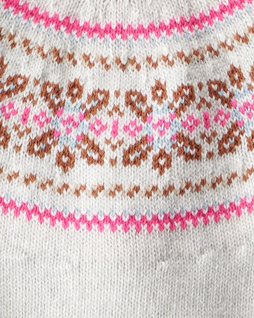 slide 5 of 5, Carter's Carters Baby Girl 2-Piece Fair Isle Sweater & Pant Set - Pink Pink NB, 2 pc