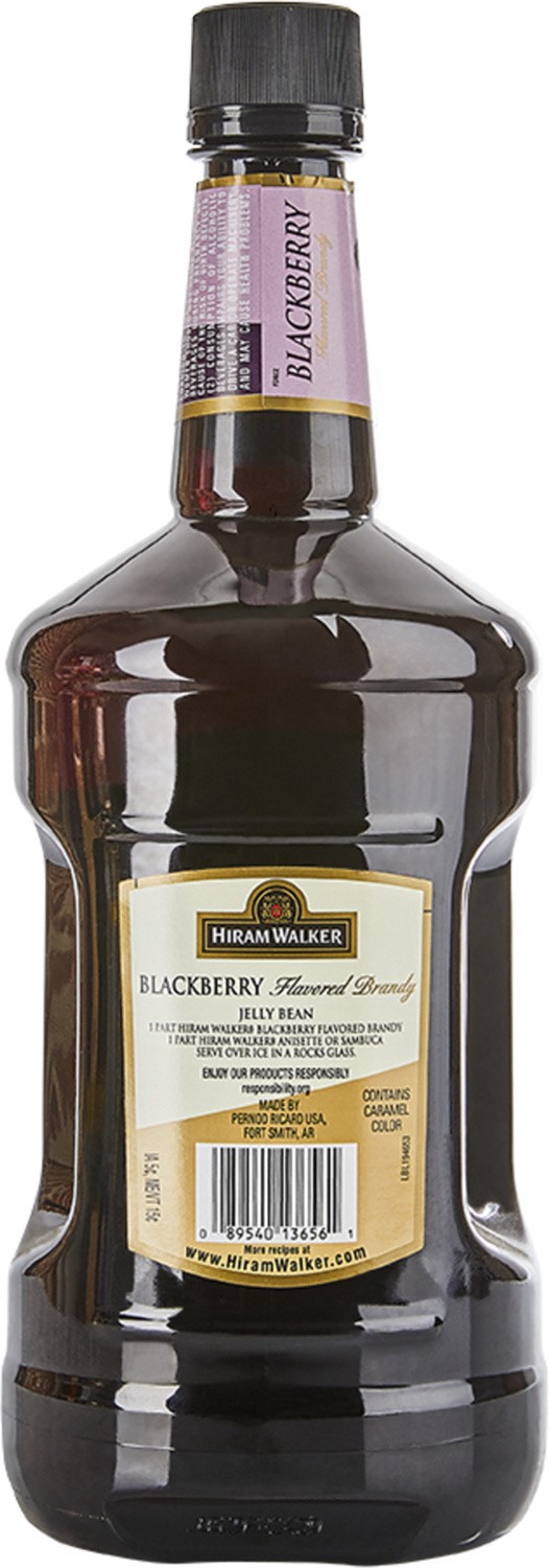 slide 2 of 5, Hiram Walker Blackberry Brandy 1.75L Bottle, 1.75 liter