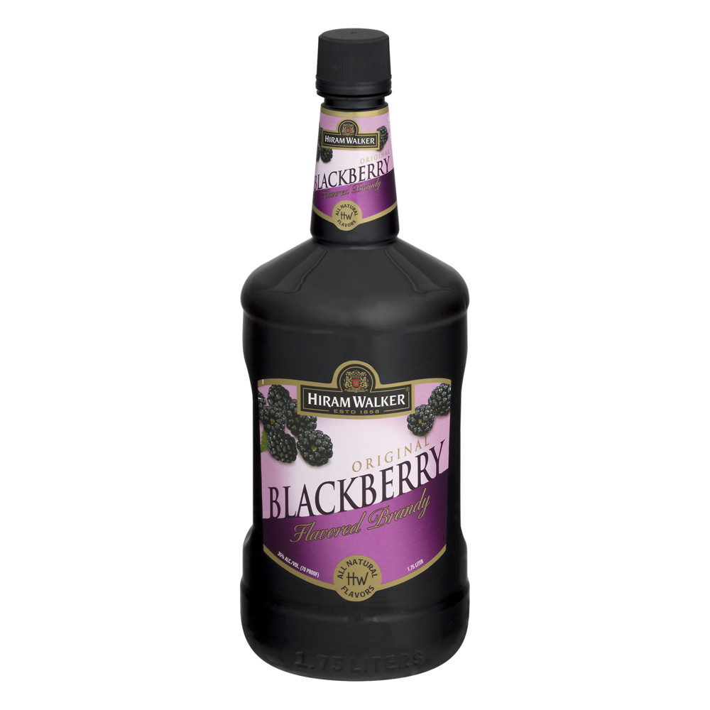 Hiram Walker Flavored Brandy Blackberry 1.75 Liter | Shipt