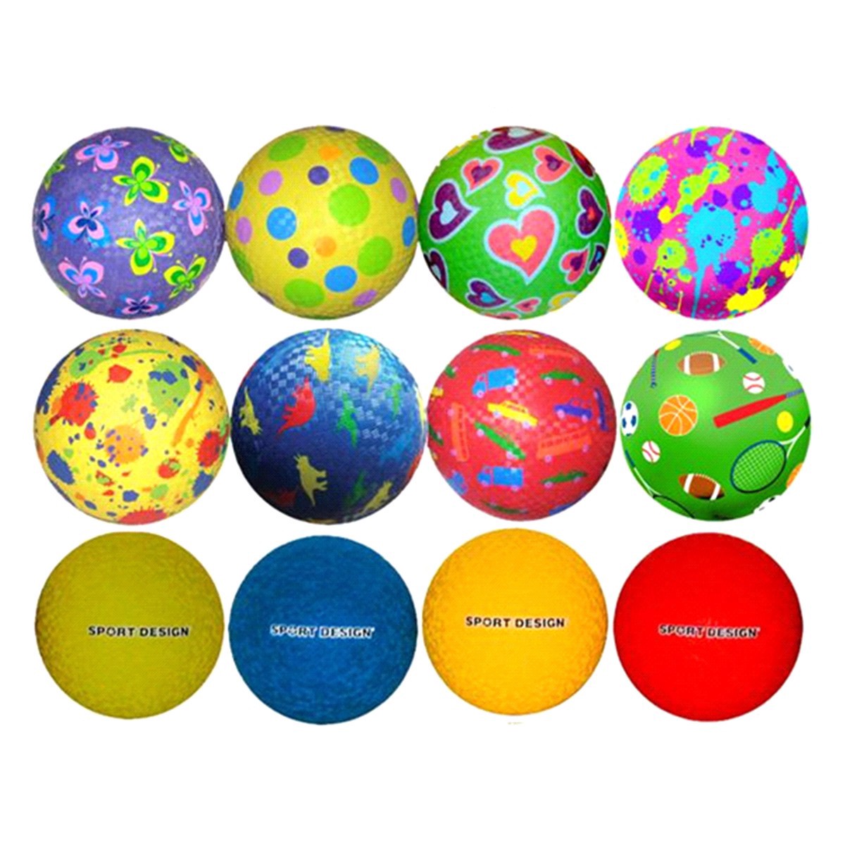 slide 1 of 1, Sport Design Playground Ball, Assorted Colors, 1 ct