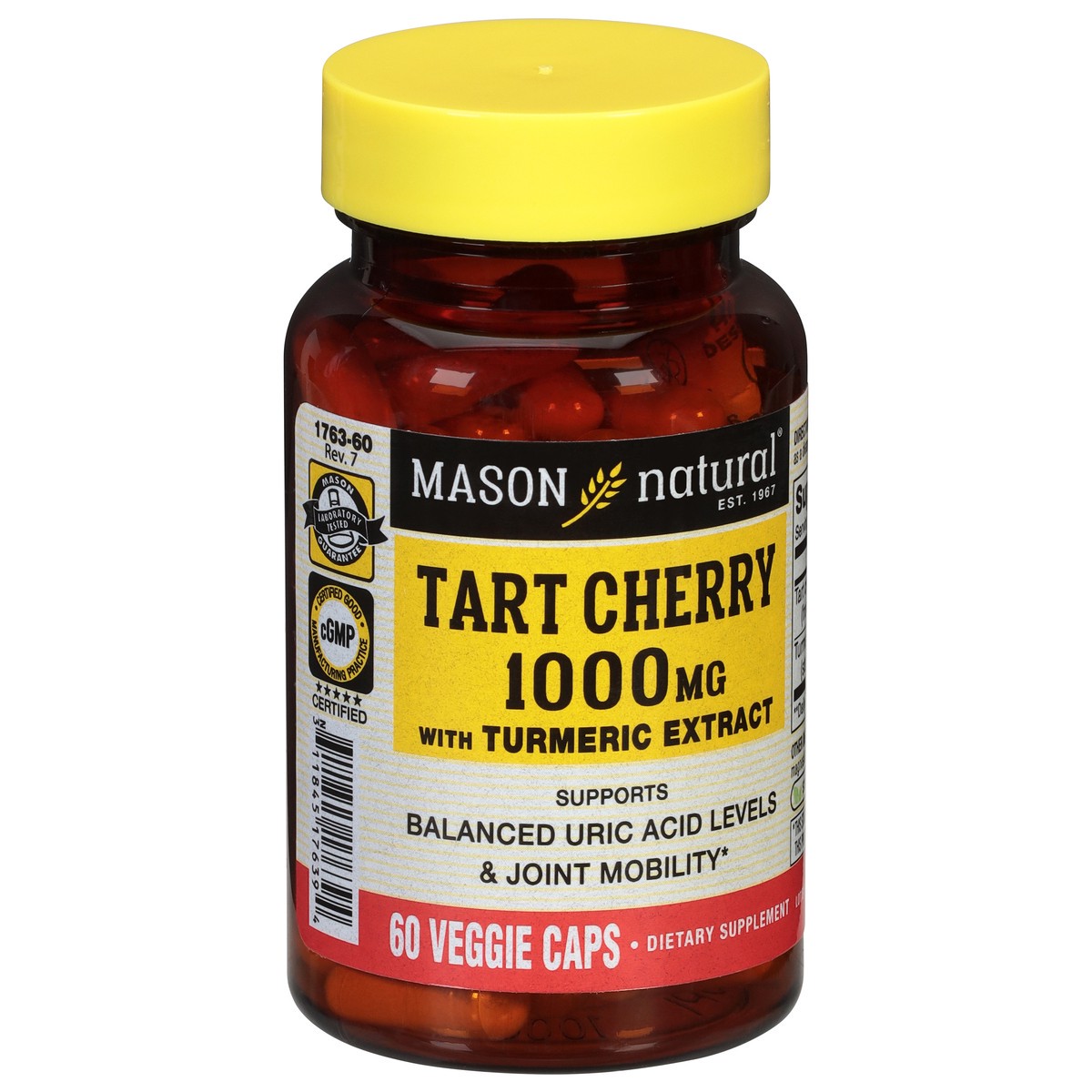 slide 7 of 14, Mason Natural Tart Cherry, 60 ct