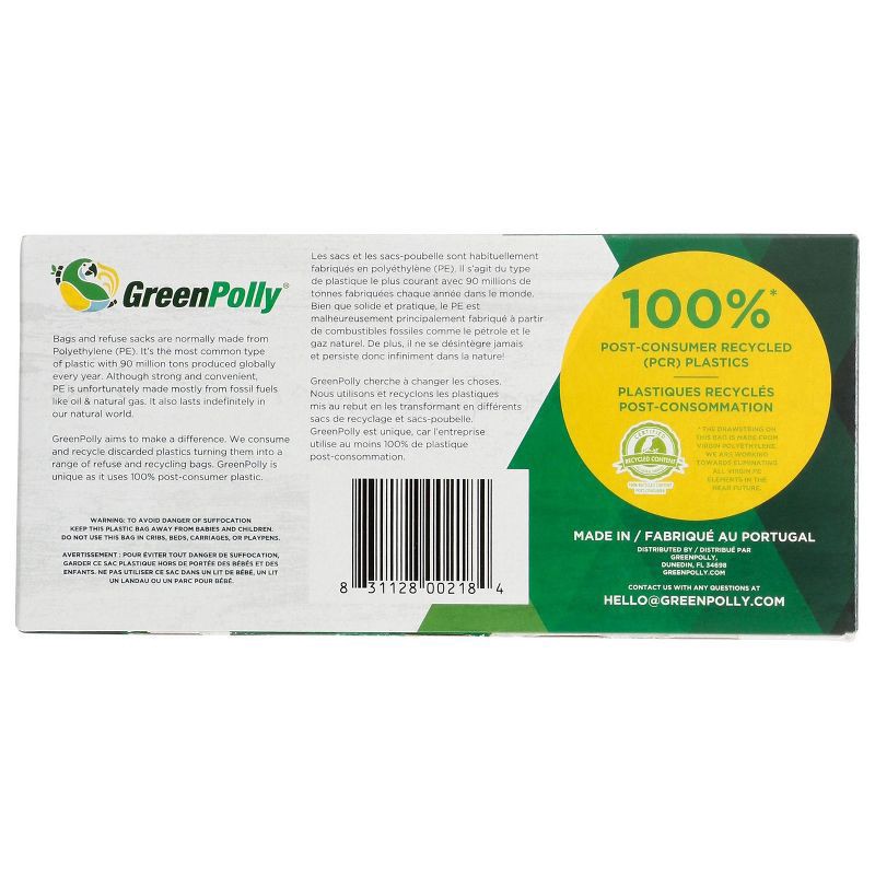 slide 2 of 3, Greenpolly Tall Kitchen Bags, 13 gal