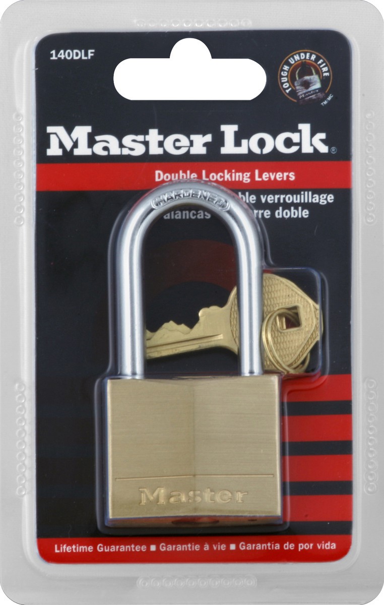 slide 2 of 2, Master Lock Solid Body Brass Lock, 1 ct