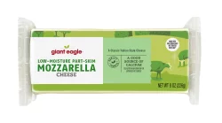 Giant Eagle Part-Skim Low-Moisture Mozzarella Cheese