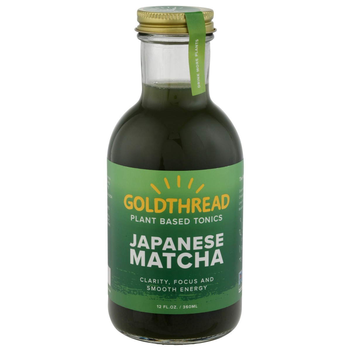 slide 1 of 14, Goldthread Tonic Japanese Matcha, 12 fl oz