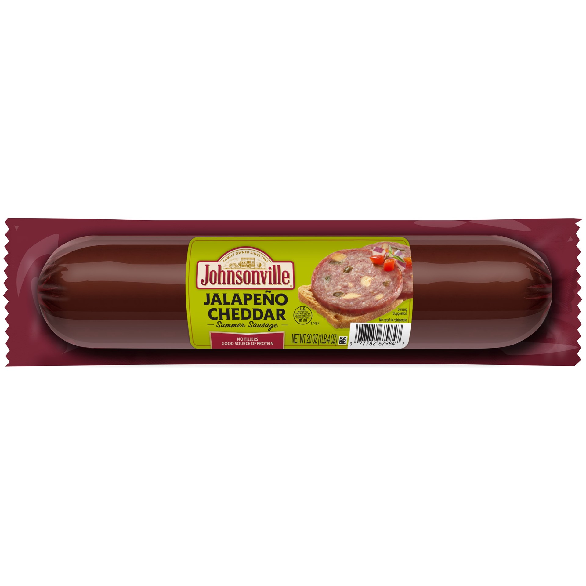 slide 6 of 6, Johnsonville Jalapeno Cheddar Summer Sausage, 20 oz, 20 oz