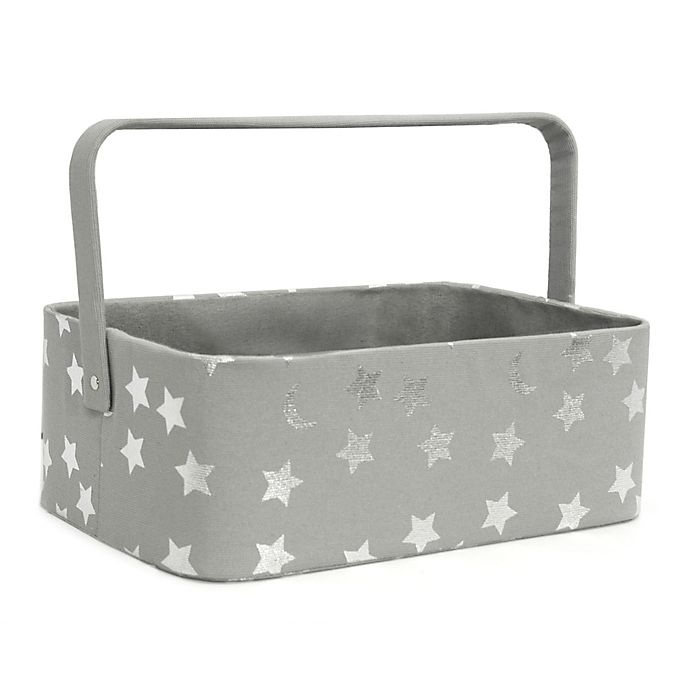 slide 1 of 1, Taylor Madison Designs Stars & Moon Diaper Caddy, 1 ct