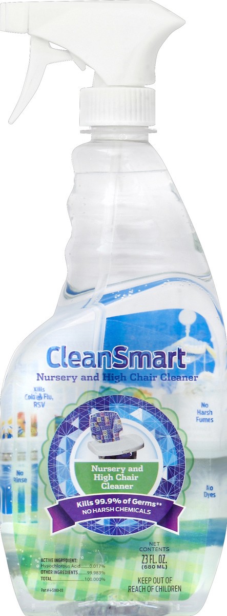 slide 2 of 2, Clean Smart Nursery and High Chair Cleaner 23 oz, 23 oz