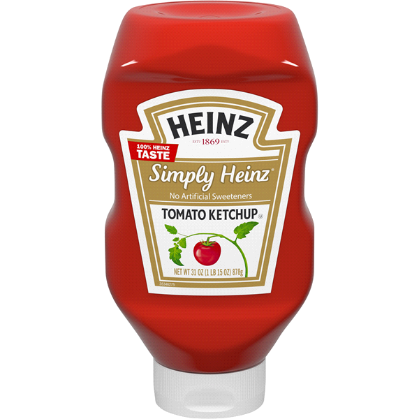 slide 1 of 1, Heinz Simply Heinz Tomato Ketchup, 31 oz
