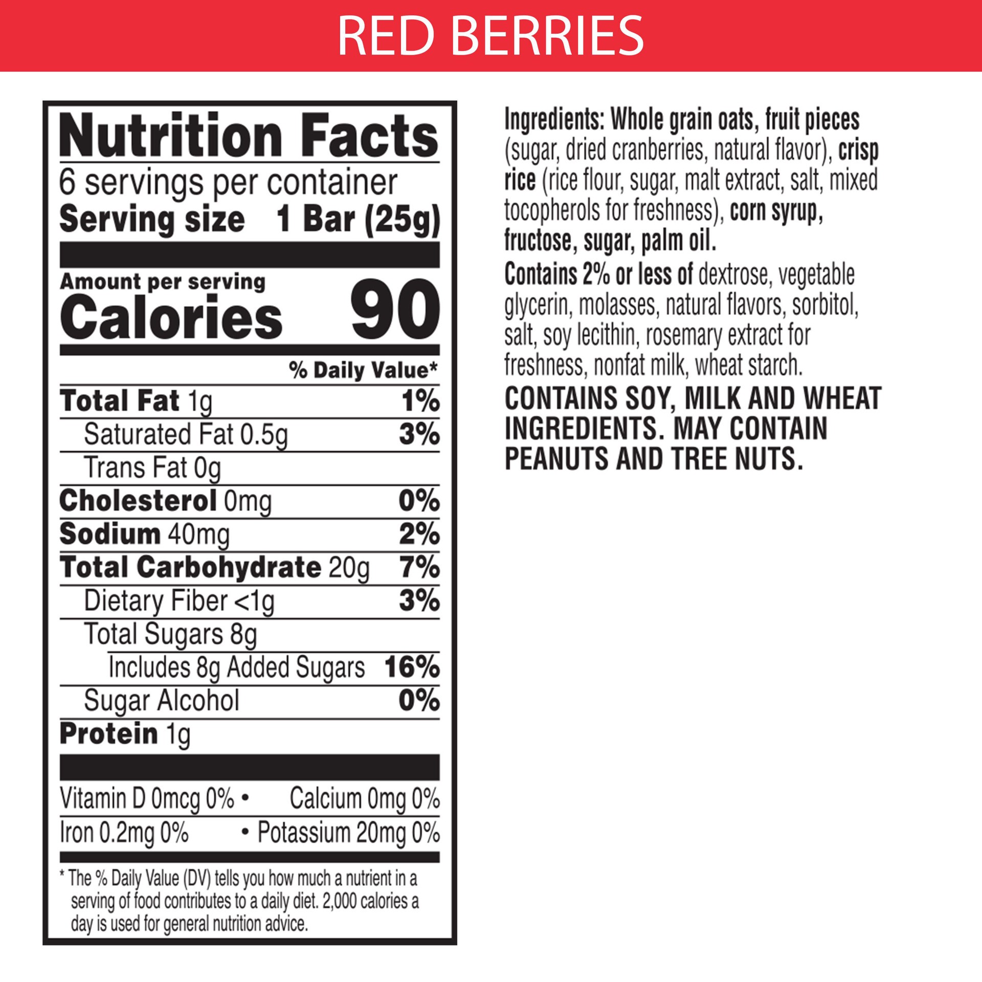 slide 2 of 5, Special K Kellogg's Special K Chewy Snack Bars, Red Berries, 5.28 oz, 6 Count, 5.28 oz