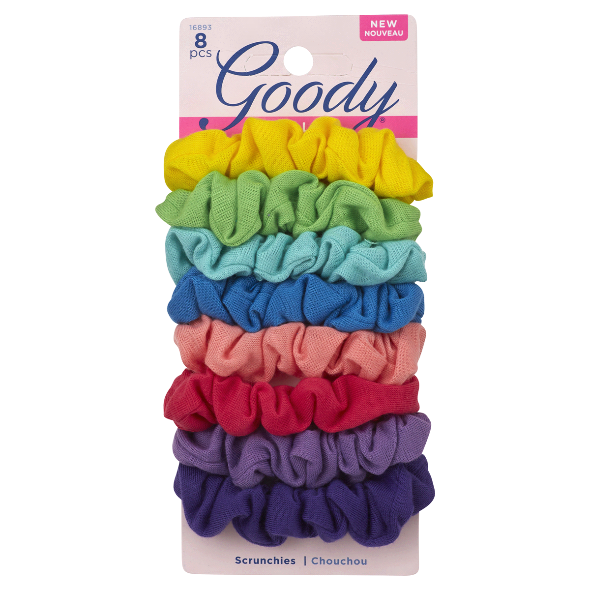 slide 1 of 1, Goody Girls Ouchless Rainbow Scrunchies, 8 ct