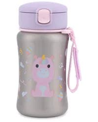 Skiphop Besties Squad Stainless Steel Straw Bottle - Unicorn Unicorn NS