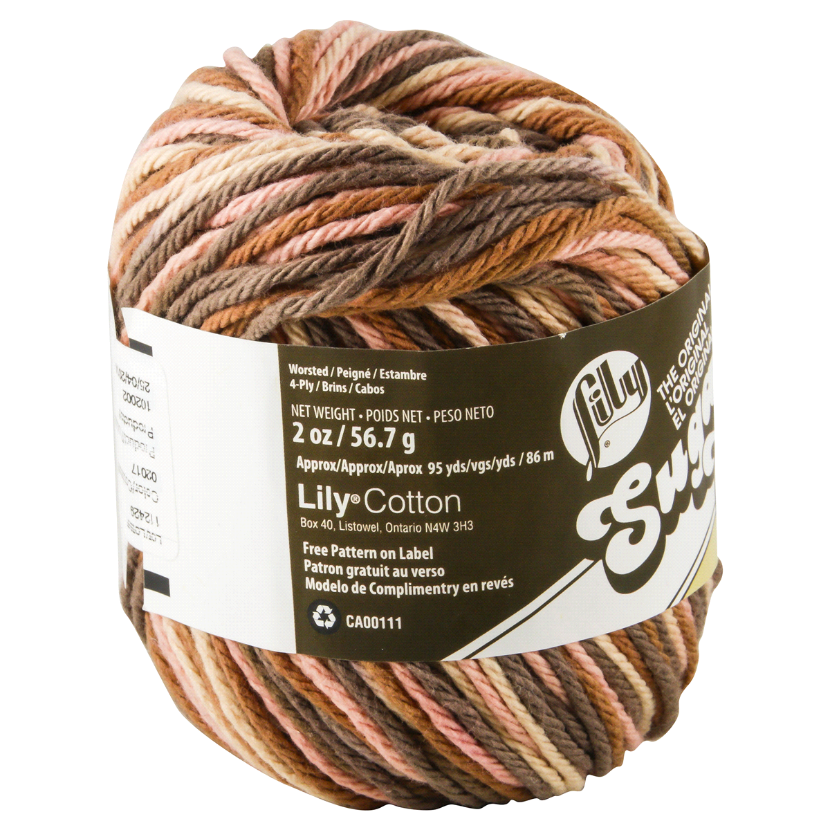 slide 3 of 3, Lily Sugar 'n Cream Yarn - Desert Rising Ombre, 1 ct