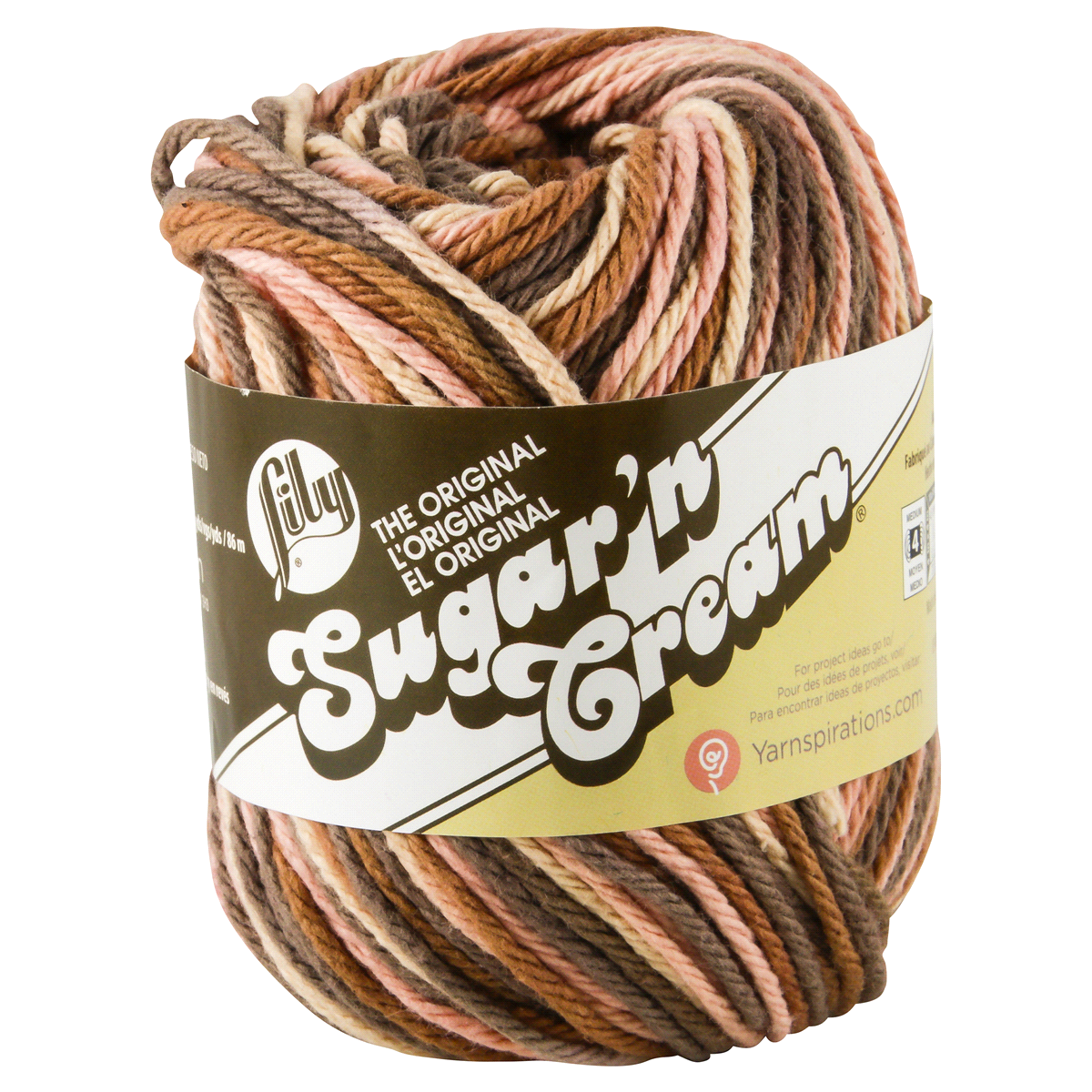 slide 1 of 3, Lily Sugar 'n Cream Yarn - Desert Rising Ombre, 1 ct