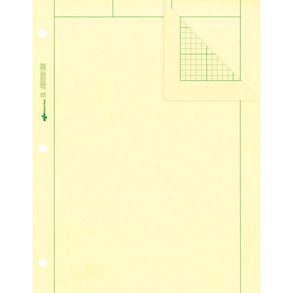 slide 5 of 5, STAEDTLER Engineering Computation Pad, 5 x 5 Grid, 100 ct
