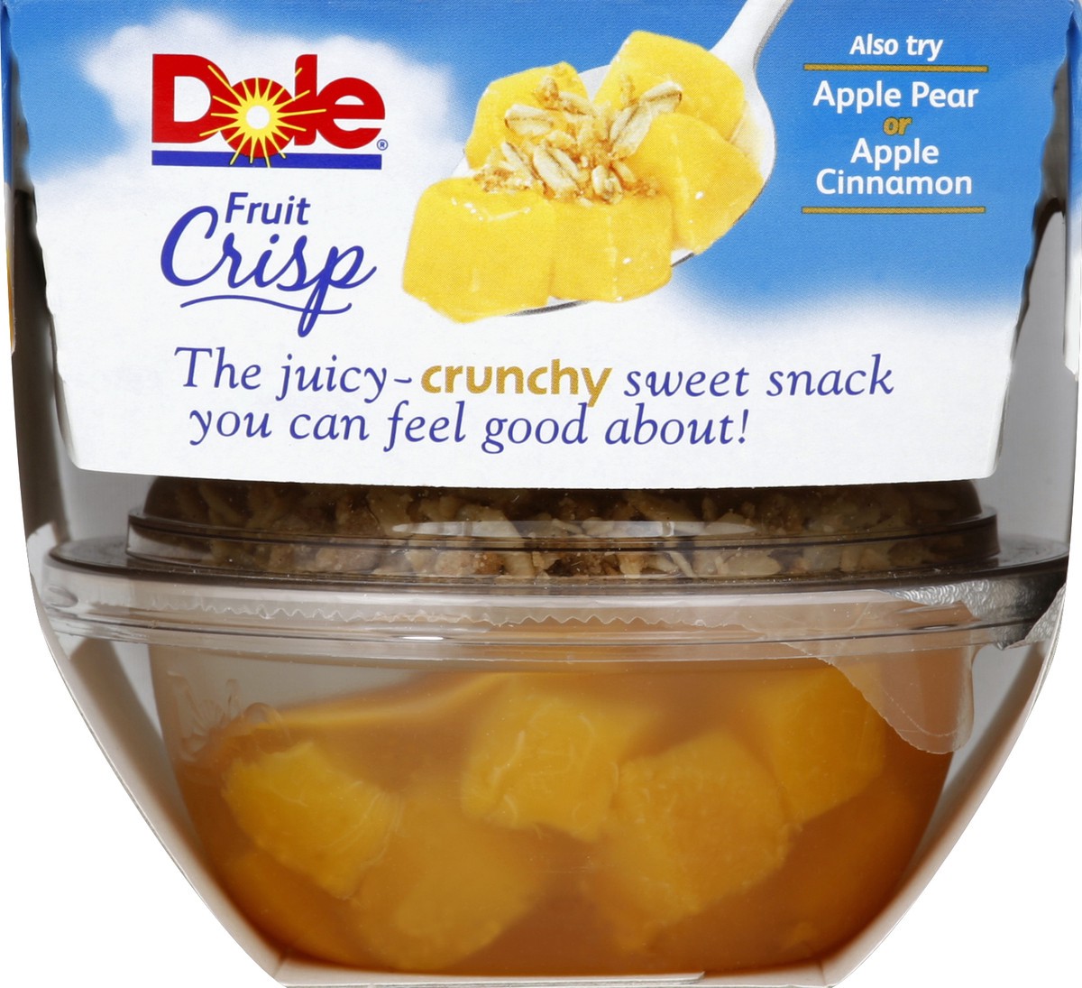 slide 3 of 4, Dole Peach Fruit Crisp, 2 ct; 4 oz