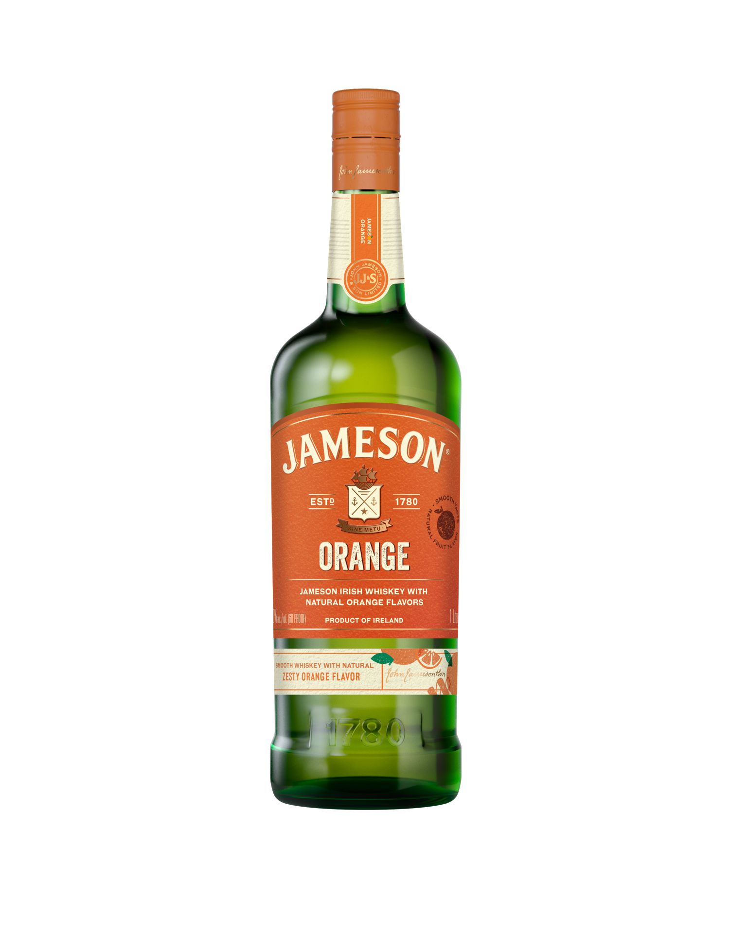slide 1 of 10, Jameson Orange Irish Whiskey, 1 L Bottle, 30% ABV, 