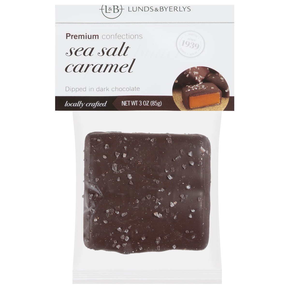 slide 1 of 4, Lunds & Byerlys Sea Salt Caramel 3 oz, 3 oz
