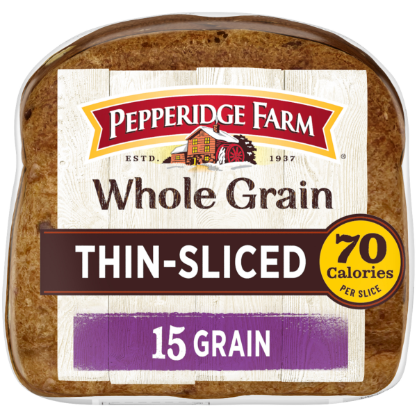 slide 8 of 29, Pep Farm Thin Slice 15 Grain Brd, 14 oz