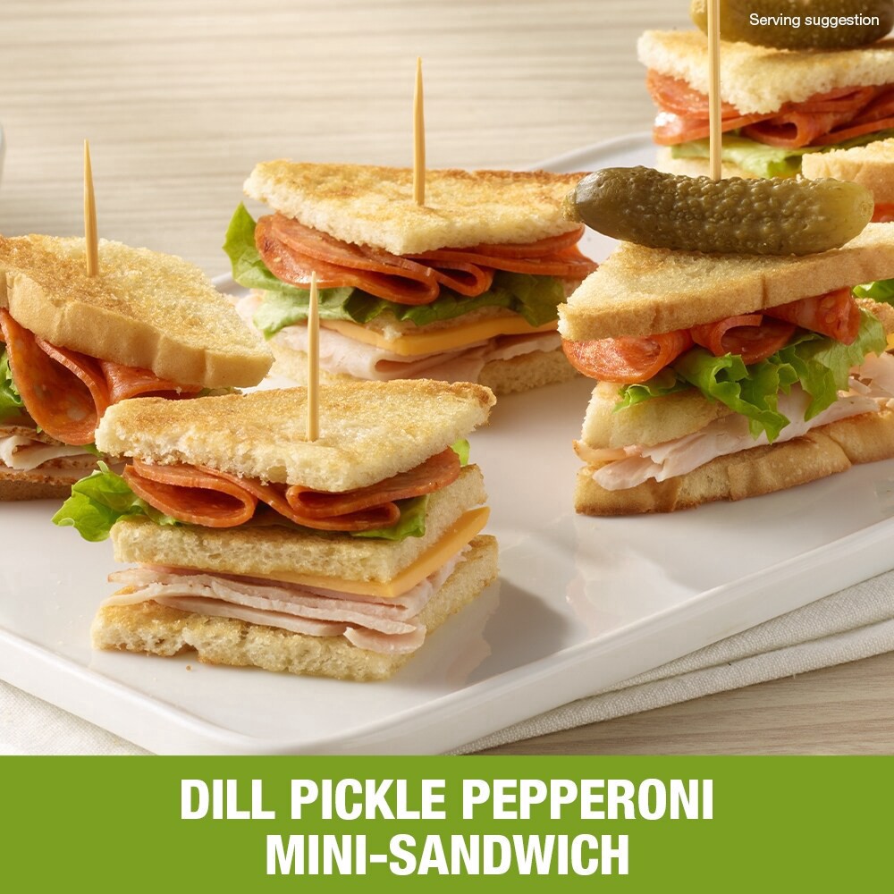 slide 2 of 4, Hormel® Dill Pickle Flavored Pepperoni, 5 oz